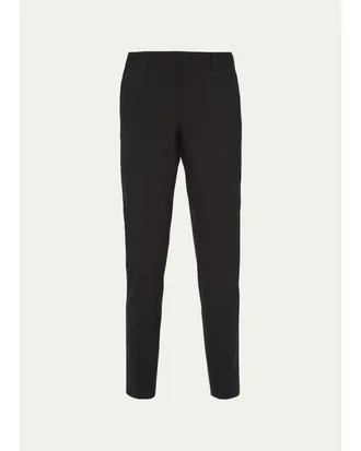 Prada Mens Wool-Stretch Tapered Leg Pants