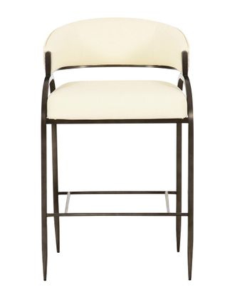 TOV Furniture Tov Furniture Tatum Vegan Leather 2-Tone Counter Stool