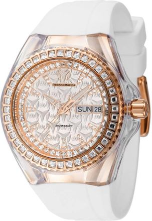Technomarine Cruise Star Quartz Crystal Silver Dial Ladies Watch TM-121173
