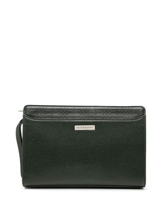 Burberry 2018-2025 Leather clutch bag - Groen