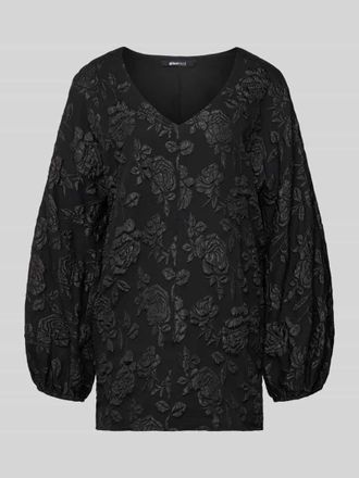 Gina Tricot Minikleid mit V-Ausschnitt in Black, Gr&ouml;&szlig;e XL