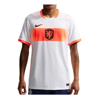 Nike Netherlands 2026 Stadium Away Dri-FIT Replica Jersey White Hyper Crimson IB5391-100