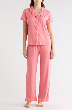 Tart Ginnie Brushed Jersey Pajamas in Pink at Nordstrom Rack, Size X-Large