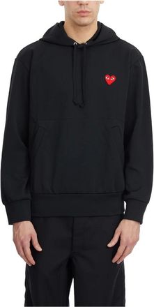 Comme Des Garçons Hombre, Sudaderas, Negro, Talla: L