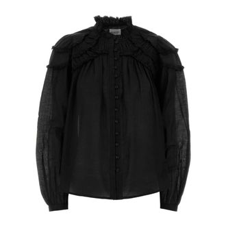 Isabel Marant Christa Blouse - female - Marant &eacute;toile - Blouses - Black - M - Blouses & Shirts