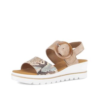 Gabor Womens Python Sandal In Cielo