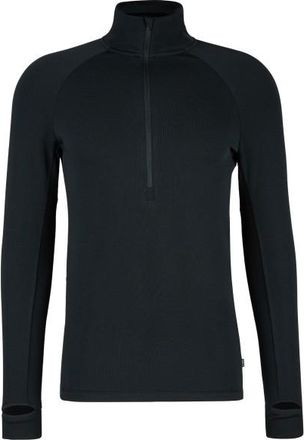 Stoic MerinoSoft245 TuleboSt. Half Zip Merinoshirt für Herren | schwarz