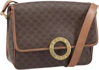 Celine Pre-owned Cross Body Bags, female, Brown, Size: ONE SIZE Pre-owned Vintage Plastic Cross Body Bag