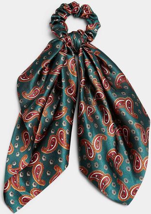 Simons Womens Paisley scarf scrunchie