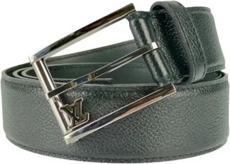 Louis Vuitton Pre-owned Vintage Leren Riem - Heren - Vintage Accessoires - Zwart - ONE Size - Leer - Vintage