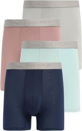 Elie Tahari 4-Pack Luxe Boxer Briefs in Mauve at Nordstrom Rack, Size X-Large