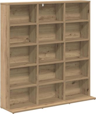 vidaXL Cabinet Para Cds Roble Artisan 96 X 23,5 X 97,5 Cm Vidaxl
