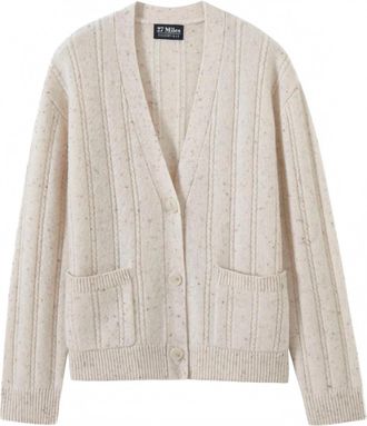 27 Miles Malibu Womens Francis Cardigan In Cocnut