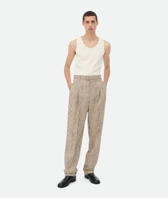 Bottega Veneta Knotted Viscose And Silk Trousers - Bottega Veneta