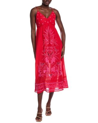 Johnny Was Cleo Tea Length Dress