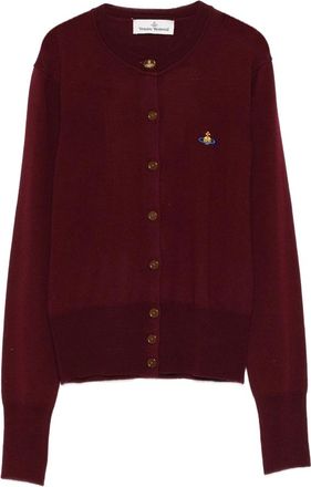 Vivienne Westwood Orb-embellished Virgin-wool Cardigan