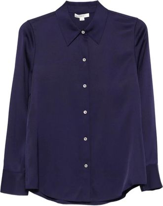 Vince Gonna con abbottonatura frontale - Blu