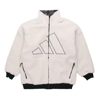 adidas Aop Rev Jkt Reversable Fleece Jacket Men Grey GT6477