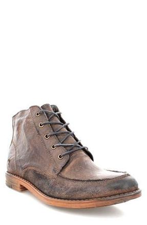 Roan Cass Distressed Leather Boot in Black Md Tml Rust Bfs at Nordstrom Rack, Size 11.5