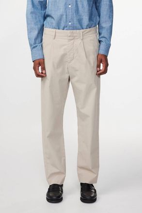 Nn.07 Bill 1080 Tapered Leg Trouser In Khaki Stone