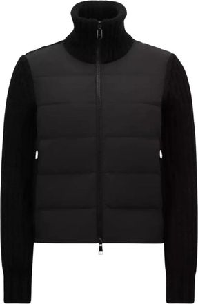 Moncler Dames, Truien, Zwart, Maat: M Wol