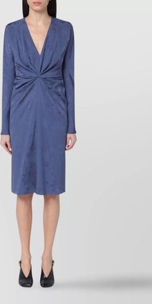 Etro jacquard knee-length dress