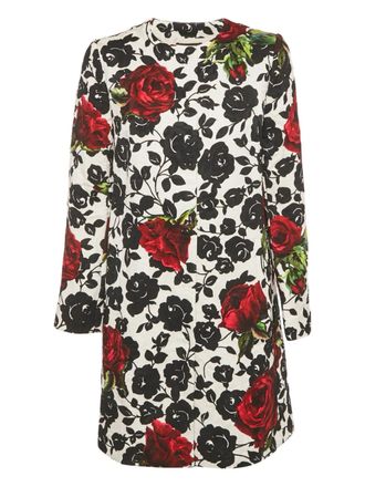 Dolce & Gabbana floral jacquard jacket - White