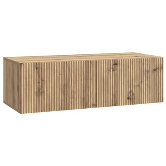 vidaXL Mueble Para Tv De Pared Roble Artesanal 98 X 41 X 30 Cm Vidaxl