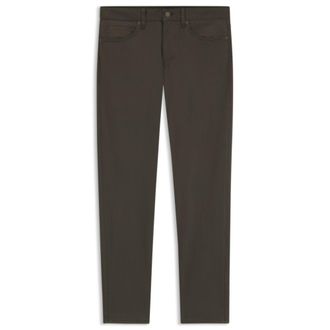 BOSS Delaware slim-fit trousers in fade-resistant twill