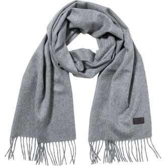 Hickey Freeman Cashmere Fringe Scarf in Grey at Nordstrom Rack