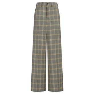 Marni Dames, Broeken, Grijs, Maat: 2XS Wol