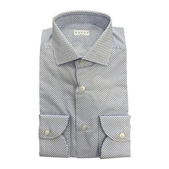 Xacus Heren Overhemden - Heren - Casual Overhemden - Blauw - 5XL - Katoen - Overhemden