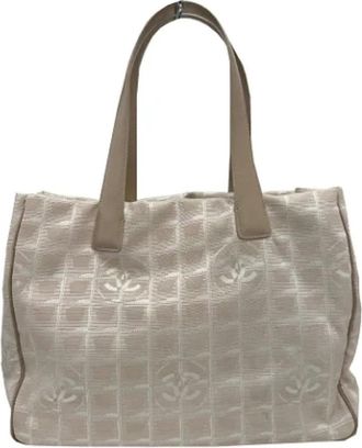 Chanel Pre-owned Fabric chanel-bags - Dames - Vintage Shopper - Beige - ONE Size - Vintage