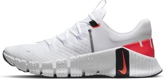 Nike Free Metcon 5 Mens Trainers DV3949 Sneakers Shoes (UK 10.5 US 11.5 EU 45.5, White Bright Crimson Black 100)