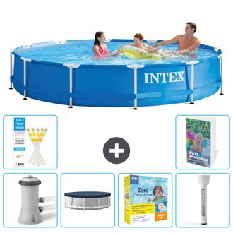 Intex Piscina Con Estructura Redonda - 366x76 Cm - 7-piezas S192
