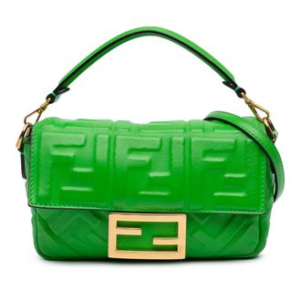 Fendi Baguette Schoudertas Ff Logo