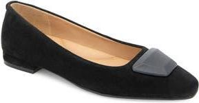 Gentle Souls Hannette Ballet Flat in Black Suede at Nordstrom Rack, Size 7.5