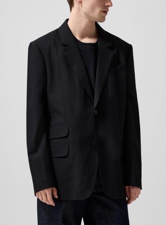 Ami Mens Black pure virgin wool jacket