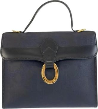 Dior Pre-owned Plastic Handbag - Dames - Pre-owned - Blauw - Maat: ONE Size