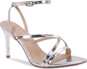 Berness Strappy Stiletto Sandal in Silver at Nordstrom Rack, Size 8.5