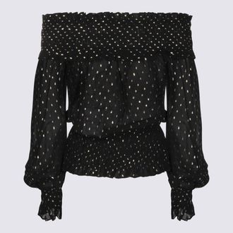 Self Portrait Womens Top Black _vi Me
