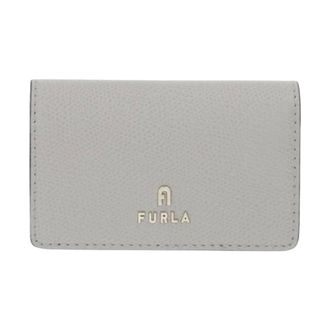 Furla Accessoires, Dames, Grijs, ONE Size, Leer, Camelia Card Case