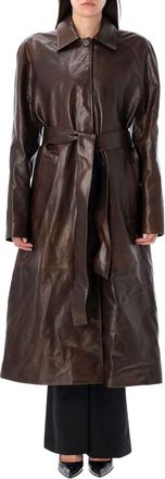 Magda Butrym Leather Coat
