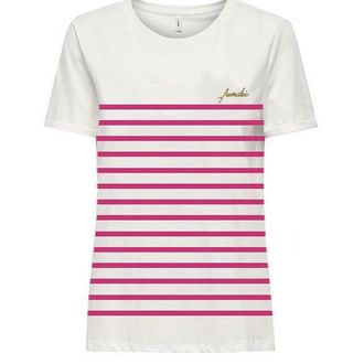 Only Gestreept T-shirt met korte mouwen