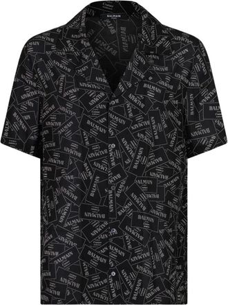 Balmain Hombre, Camisas, Negro, Talla: L