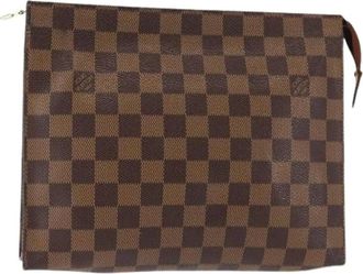 Louis Vuitton Pre-owned Canvas Clutch - Dames - Vintage Clutch - Bruin - ONE Size - Vintage