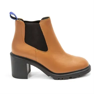 Camper Womens Whitnee Booties In Orange Brown