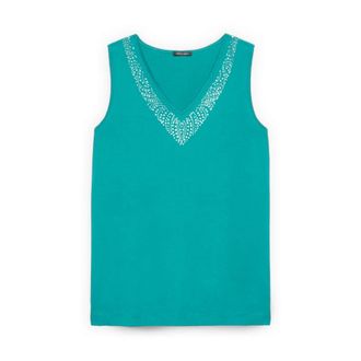 Fiorella Rubino Donna, Top, Verde, XS, new