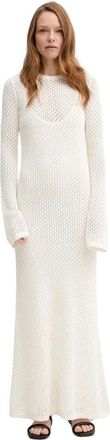 Birgitte Herskind Kine Knit Dress - Dames - Maxi kleedjes - Beige - XS - Katoen - Kleedjes