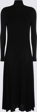 Alaia Black Viscose Dress